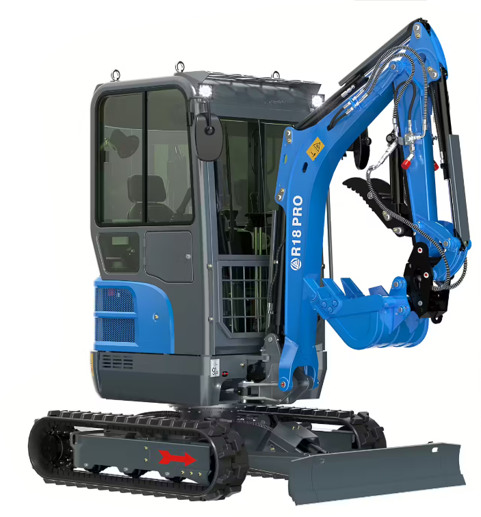 Mini excavatrice Rippa R18 PRO - KUBOTA D902 - CABINE