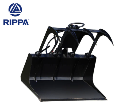 RS03-04 Grappin à bois hydraulique pour mini-chargeur